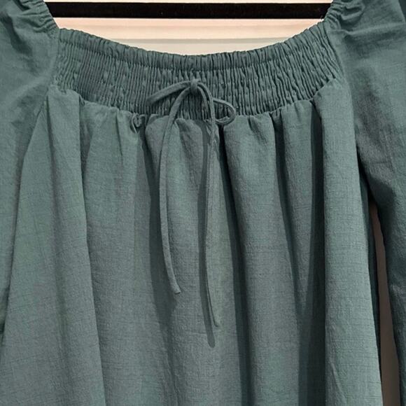 MSRP $49 NWT Aiblee Smocked On-Off shoulder Mini Dress Dress Size S | QUICK SHIP - Picture 6 of 7